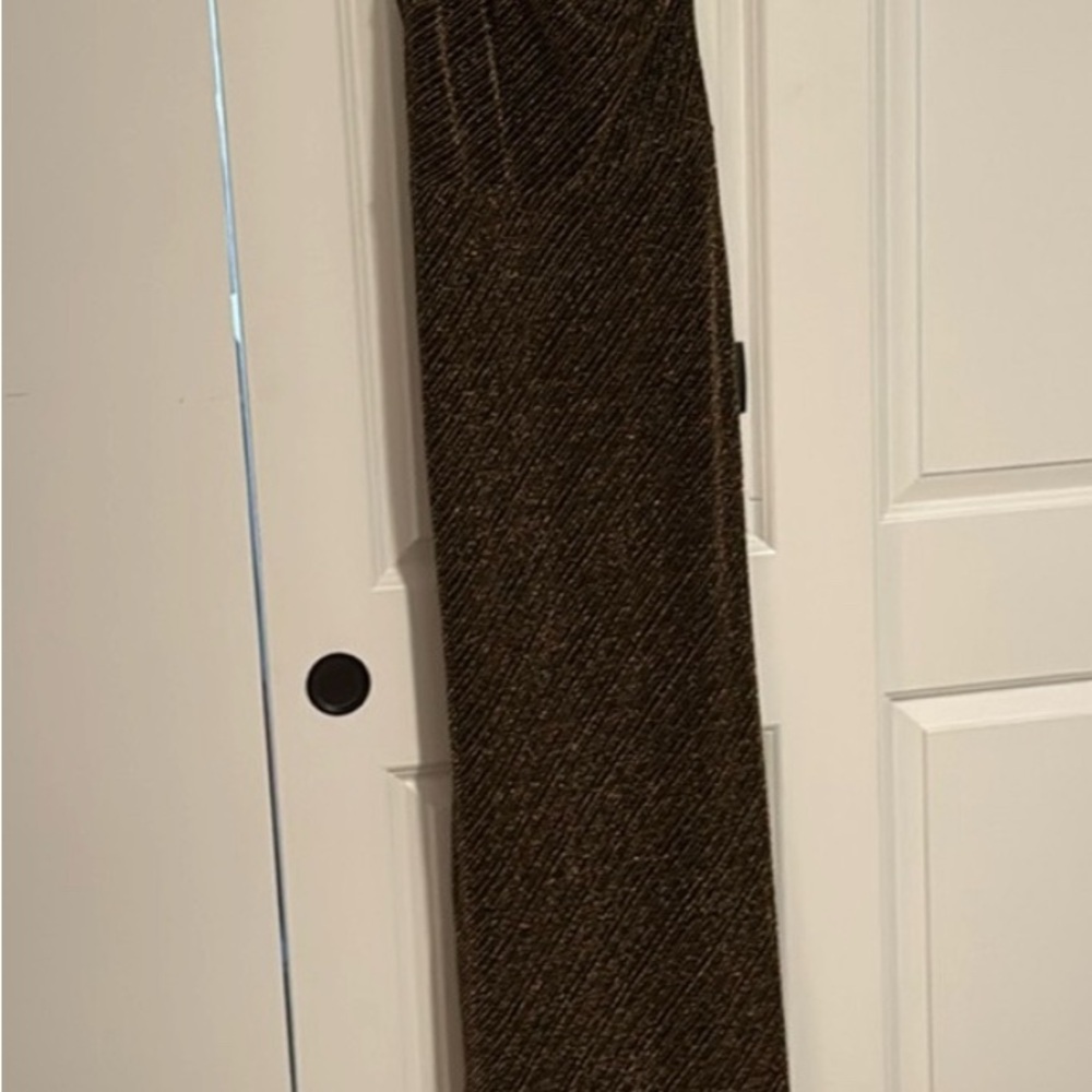 Lulu's Win Me Over Black and Gold One-Shoulder Maxi Dress/prom dress - Picture 5 of 12